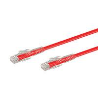 LINKQNET 1M RJ45 CAT6 ANTI-SNAG MOULDED PVC NETWORK FLYLEAD - RED - NET-CAT6-R-1M-LQ