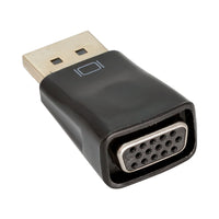 DISPLAYPORT MALE TO VGA FEMALE BLACK(DPIC-028) - CNV-MDISP-VGAF