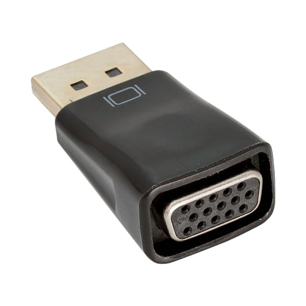 DISPLAYPORT MALE TO VGA FEMALE BLACK(DPIC-028) - CNV-MDISP-VGAF