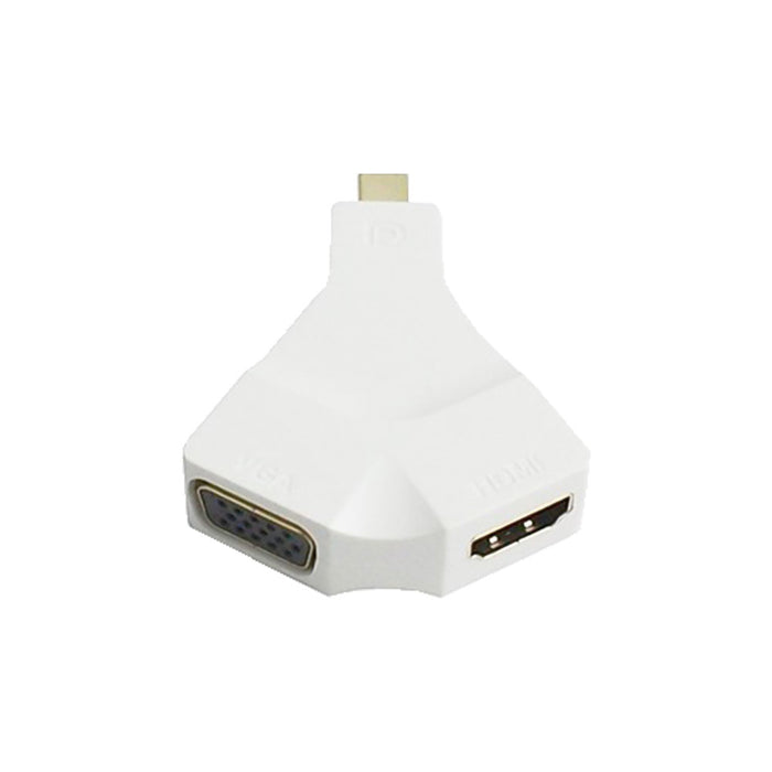 MINI DISPLAY MALE TO VGA & HDMI FEMALE (DPIC-031) - CNV-MINID-VGAF-HDMIF