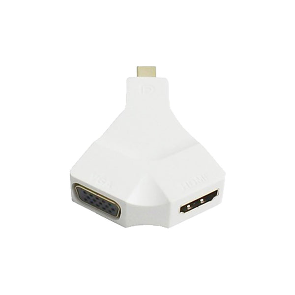 MINI DISPLAY MALE TO VGA & HDMI FEMALE (DPIC-031) - CNV-MINID-VGAF-HDMIF