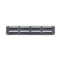 LINKQNET 2U 48-PORT CAT6 UTP PATCH PANEL - NO CABLE MANAGEMENT - NET-P-PATCH6-48-LQ
