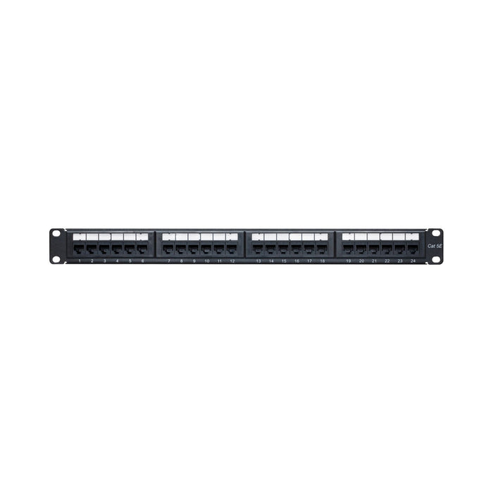 LINKQNET 24-PORT CAT5 UTP PATCH PANEL - NO CABLE MANAGEMENT - NET-PATCH5-24P-LQ