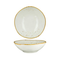 FYNBOS  - Karoo Sand - Organic Round Bowl - 25.8Cm X 8Cm (4) - NG4502-25WH