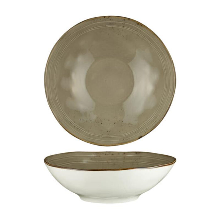 FYNBOS  - Mountain Grey - Organic Round Bowl - 30.5Cm X 9.5Cm?(4) - NG4502-30GY