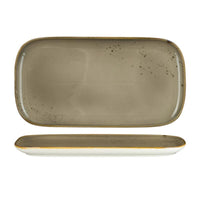 FYNBOS  - Mountain Grey - Rectangular Plate - 35.5Cm X 18.5Cm (4) - NG4503-35GY
