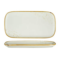 FYNBOS  - Karoo Sand - Rectangular Plate - 35.5Cm X 18.5Cm (4) - NG4503-35WH