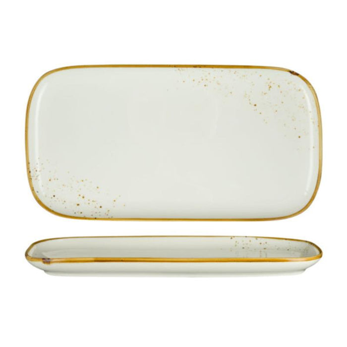 FYNBOS  - Karoo Sand - Rectangular Plate - 35.5Cm X 18.5Cm (4) - NG4503-35WH