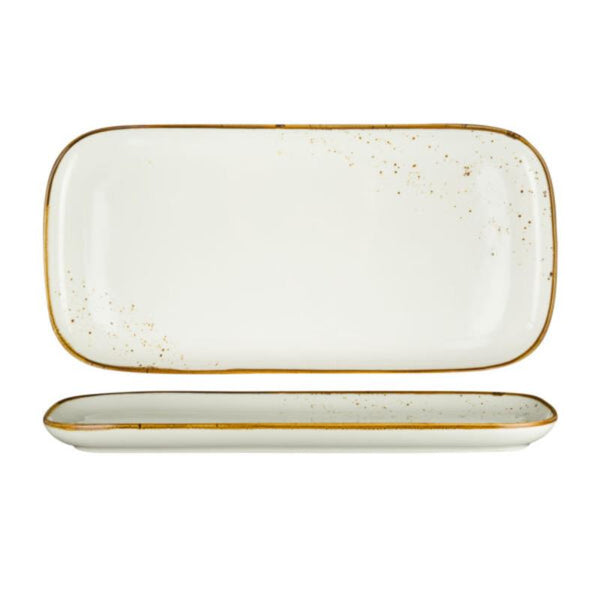 FYNBOS  - Karoo Sand - Rectangular Plate - 45Cm X 19Cm (3) - NG4503-45WH