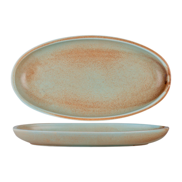 FORTIS Fynbos - Brushed Sand - Oval Plate - 35.5Cm X 19Cm X 3.5Cm (4) - NG4504-36AN