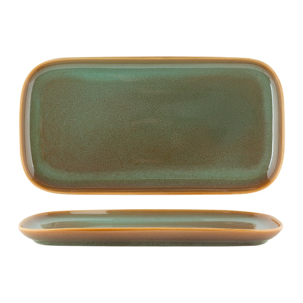 FORTIS Fynbos - Aloe Green - Rectangular Plate - 25.5Cm X 14.5Cm (6) - NG4508-24GR