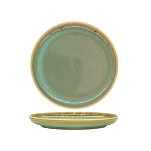 BCE Fynbos - Aloe Green - Round Plate - 18Cm (6) - NG4520-18GR