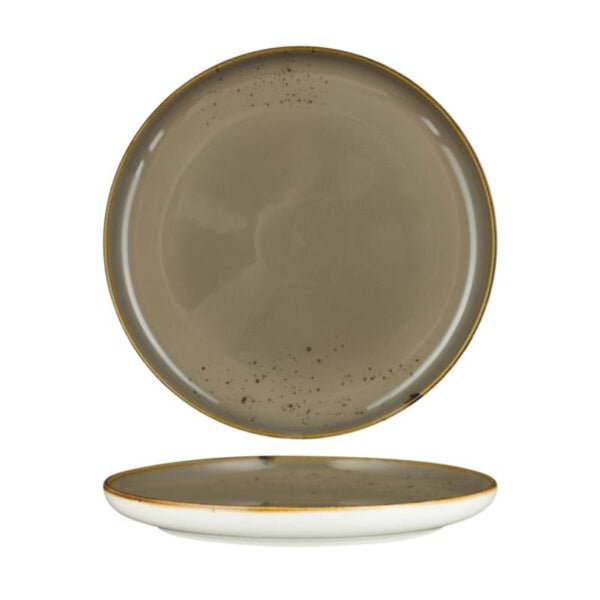 FYNBOS  - Mountain Grey - Round Plate - 18Cm (6) - NG4520-18GY
