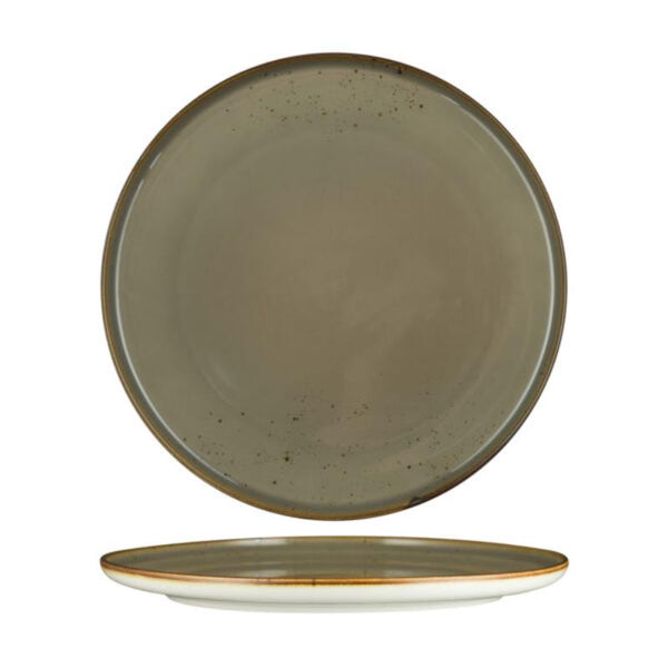 FYNBOS  - Mountain Grey - Round Plate - 28Cm (6) - NG4520-28GY