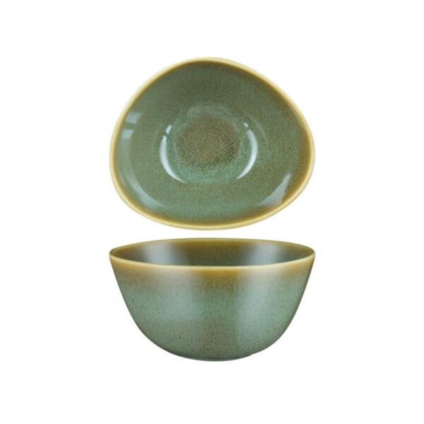 BCE Fynbos - Aloe Green - Oval Bowl - 12Cm - 30Cl (6) - NG4521-12GR