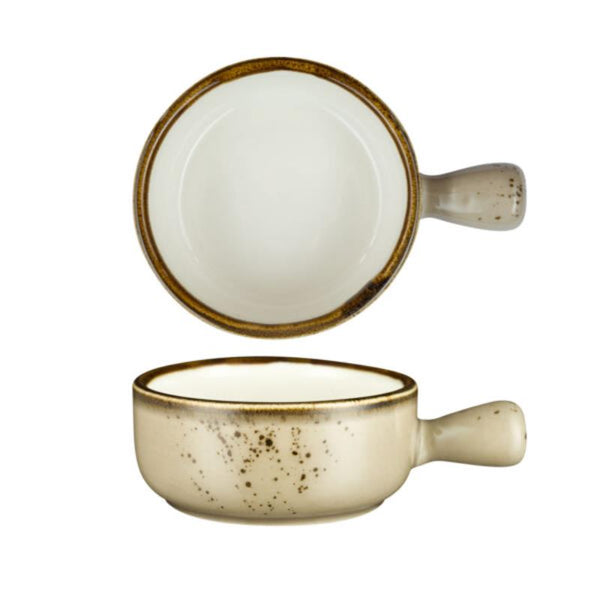 FYNBOS  - Mountain Grey - Small Bowl With Handle - 10Cm - 7Cl (6) - NG4523-10GY