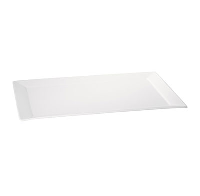 Fortis Accent White Rectangular Plate 37cm x 20cm | Stylish Serving Platter