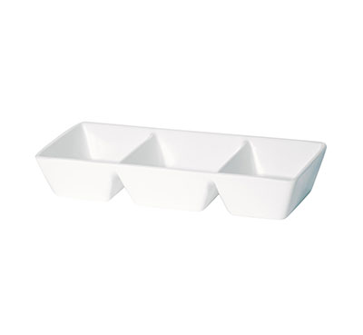 FORTIS Accent - White - Divided Dish - 23Cm (12) - NG5510A-23