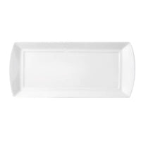 FORTIS ACCENT White Rectangular Serving Plate 38x17cm | Chavda.com