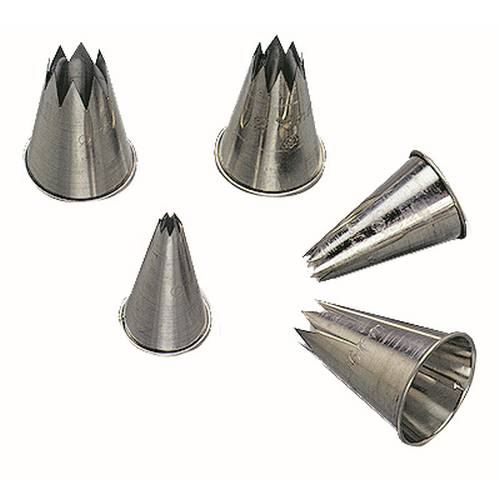 Piping Nozzles: Star Tip, Cake Decorating Nozzles, Pastry Nozzles, Metal Nozzles | Chavda