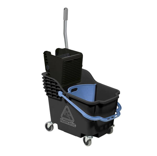 NUMATIC  Plastic Bucket & Wringer - Blue - Dual Compartment - NPB0002