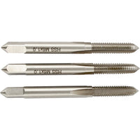 HSS Taps M6x1.0 Metric - 3 Piece Set - High Speed Steel Threading Tap Set