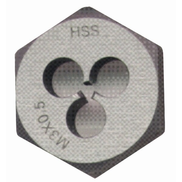 HSS Hex Die M3x0.5: High-Speed Steel Threading Die for Creating Precise Threads - Shop at chavda.com