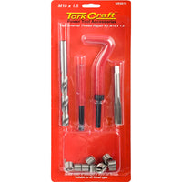 Tork Craft M10 x 1.5 Thread Repair Kit - 14pc Internal Thread Restoration for Power Tool Accessories