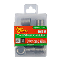 Tork Craft Repl. Insert 10 Pc M12 X 1.25 X 15 Mm S/Steel For Nr7012125 Nr7012125 01