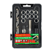 Tork Craft Thread Repair Kit 14 Pc M14 X 1.25 X 15 Mm Flange Insert Nr7014125