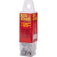 Tork Craft M8x1.5 Thread Repair Inserts - 10 Piece Replacement Set. Thread Repair Kit Accessories