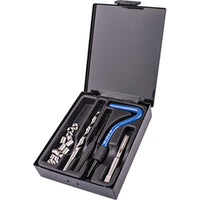 Tork Craft M8 Thread Repair Kit in Metal Box - Fix Stripped Threads