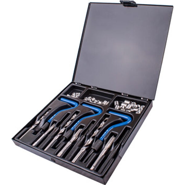 Thread Repair Kit M6 M8 M10 Metric, Metal Box, Internal Thread Restoration