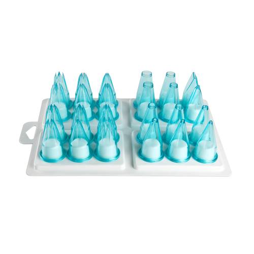 PAVONI Nozzle Set Polycarbonate Assorted - 24 Piece - NSP0024