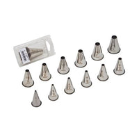 OTHER BRANDS Nozzle Set Stainless Steel - Plain - 12 Piece - NSS0012