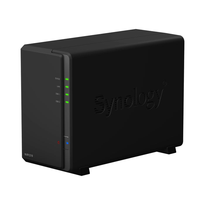 SYNOLOGY NVR1218 NVR, 1GB, DC, HDMI OUT - DISKLESS - CAS-NASBOX-NVR1218