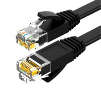 UGREEN NW102 Cat6 U/UTP Flat Ethernet Cable 15m - Black-NW102-50180