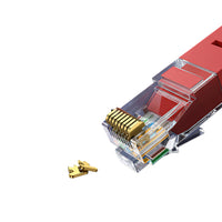 UGREEN RJ45 CAT6 Ethernet 0.5m LAN Network Cable -Red (1Gbps, 250MHz)-NW102-95507