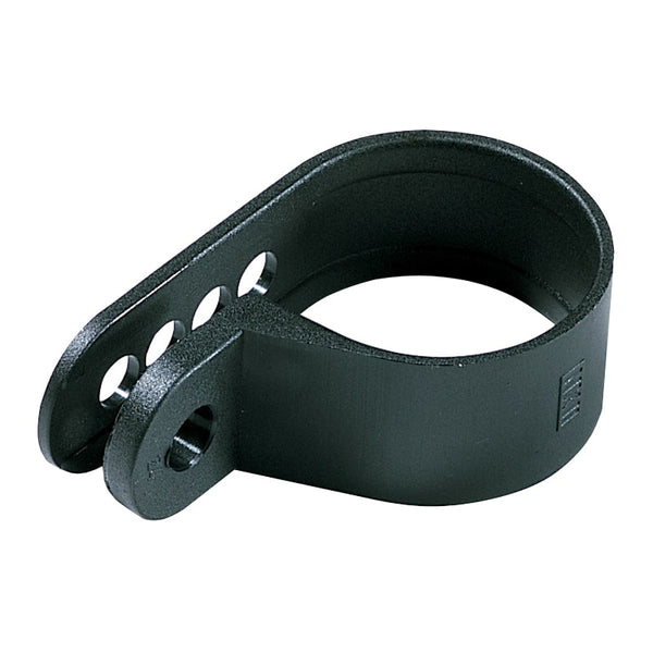 Black Nylon P-Clip 22.2mm Cable Clamp - Secure Fastener for Cables & Pipes