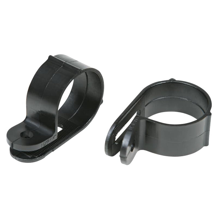 P Clips Nylon 8.0mm - Cable Clamps - Wire Management - Black - Chavda.com
