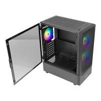Antec NX410 V2 ATX | Micro-ATX | ITX ARGB Mid-Tower Gaming Chassis - Black-NX410 V2