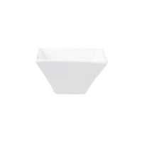 BCE Accent - White - Square Trumpet Shape Bowl - 23Cm (8) - NG4519-23