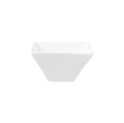 BCE Accent - White - Square Trumpet Shape Bowl - 23Cm (8) - NG4519-23