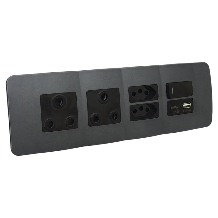 Major Tech VETi 1 - USB, V-Slim, RSA Sockets & Switch Omni Cluster - Complete | OMNI3BGM