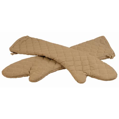 Heat Resistant Oven Mitts 600mm Pair - Professional Kitchen Oven Gloves - Chavda.com