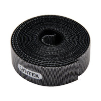UNITEK 5M HOOK&LOOP 15MM - BLACK (OT142BK) - NET-HOOKLOOP-5M-U