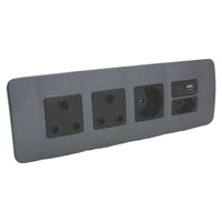 Major Tech VETi 1 - USB, V-Slim, RSA & Schuko Socket Omni Cluster - Complete | OMNI1BGM
