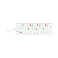 7-PORT MP,3 X 6A,3 X 15A,1 X 10A 3 X SWITCHES(07B) - PWR-MP-7PS
