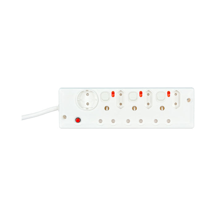 7-PORT MP,3 X 6A,3 X 15A,1 X 10A 3 X SWITCHES(07B) - PWR-MP-7PS