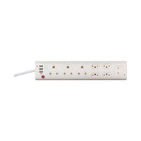 8-PORT M PLUG 3X16A(4X16A)(1X10A)(3X2.1A USB)09USB - PWR-MP-8P-USB